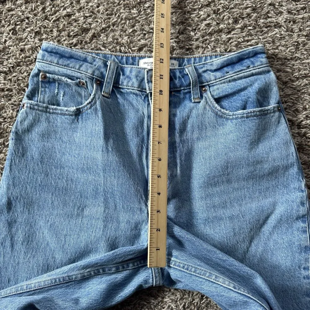 Abercrombie & Fitch Jeans Womens 28 Regular Vintage Flare High Rise Curve Love - Picture 7 of 8